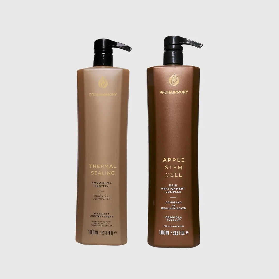 Brazilian Hair Straightening Kit Thermal Sealing and Apple Stem Cell 1L Pro Hairmony