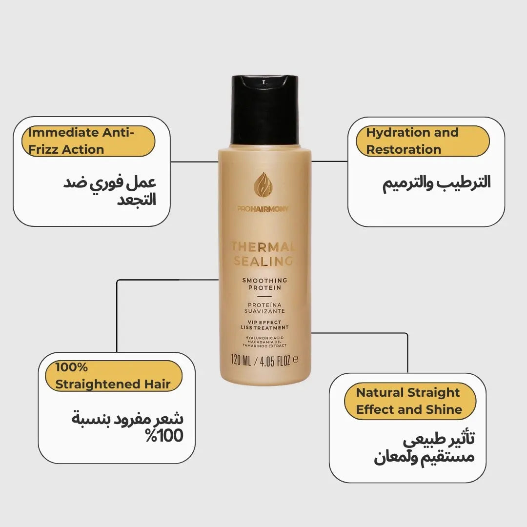 Brazilian Hair Straightening Thermal Sealing Protein Kit Pro Hairmony