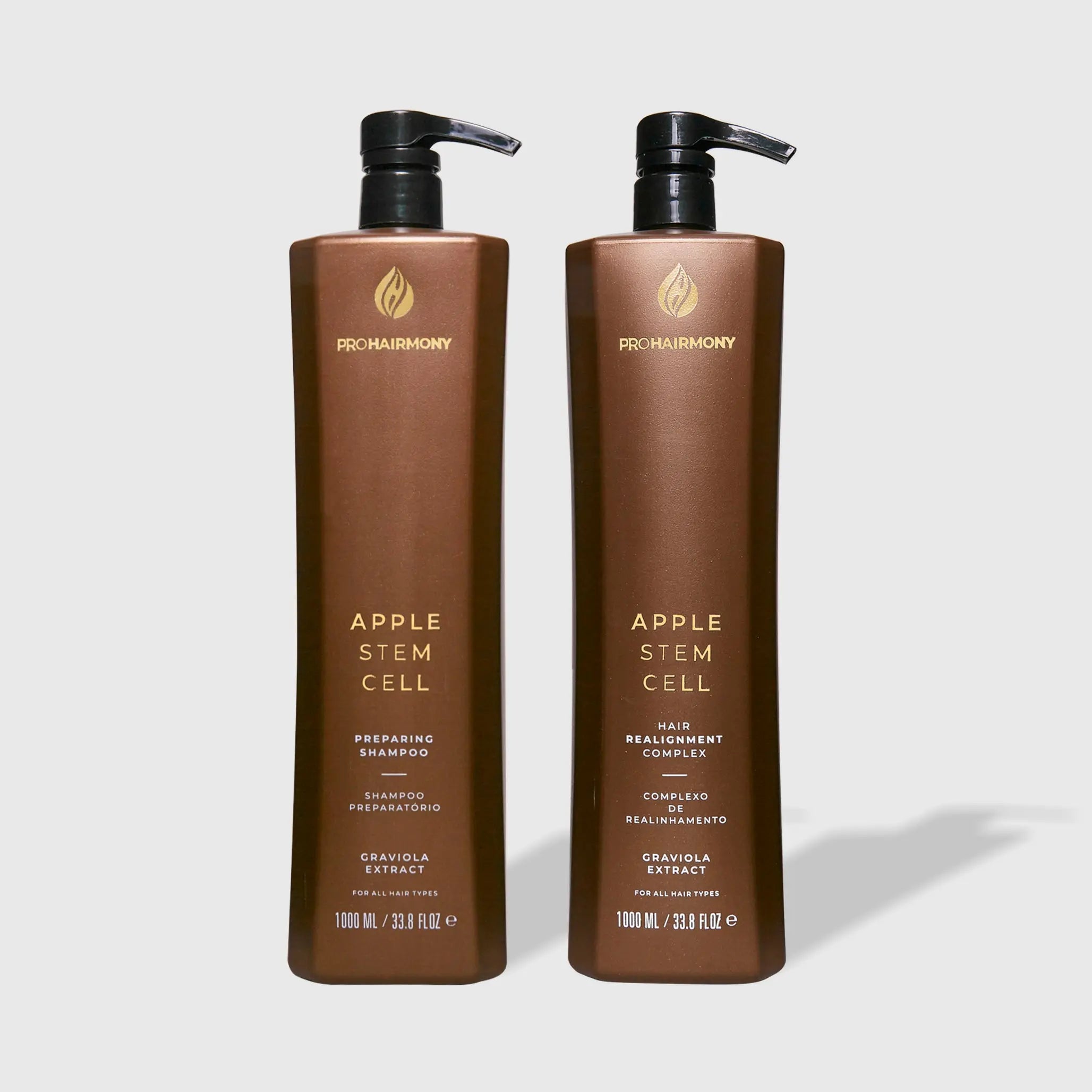 Brazilian Keratin Hair Treatment Apple Stem Cell Kit Pro Hairmony