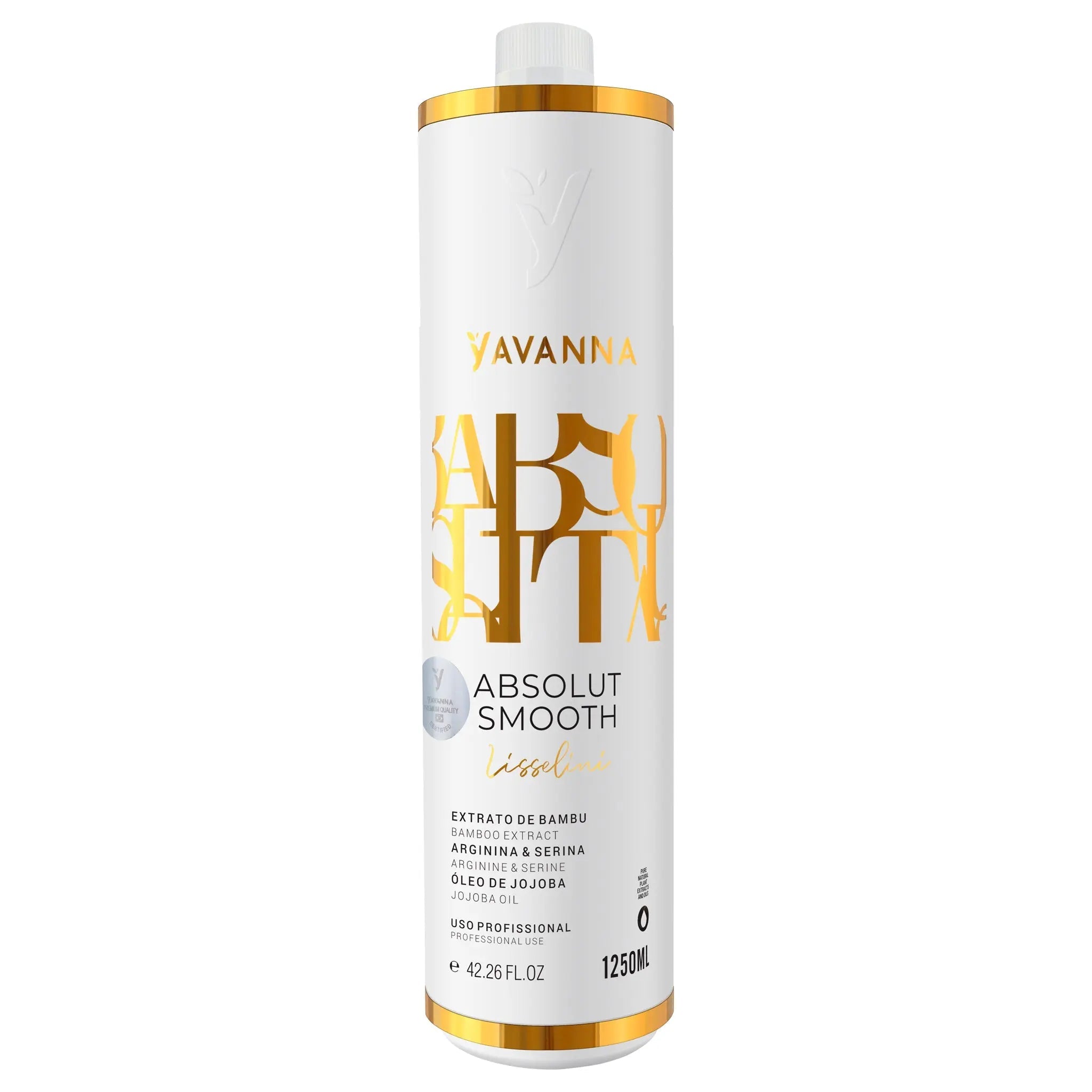 Brazilian Hair Smoothing Absolut Smooth 1,25L (42,26 Fl.oz) - Pro Hairmony | Professional Hair Smoothing Treatment