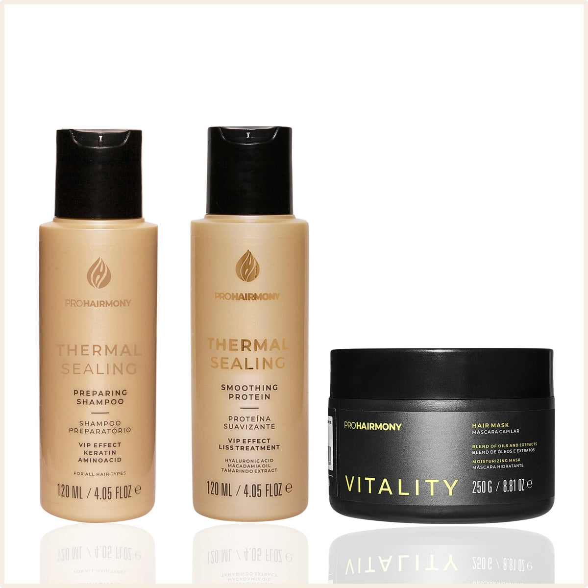 Brazilian Hair Straightening Thermal Sealing Protein Kit Pro Hairmony