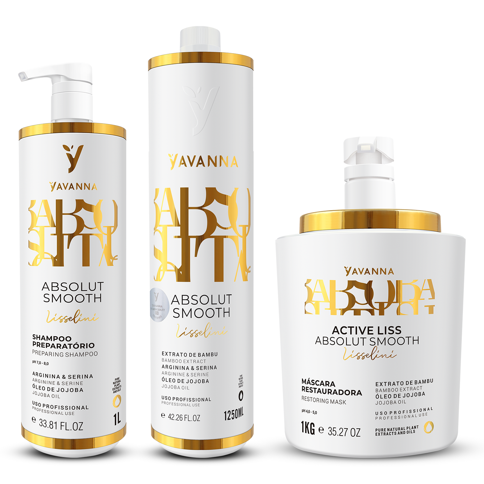 Brazilian Hair Smoothing Absolut Smooth Kit Protein