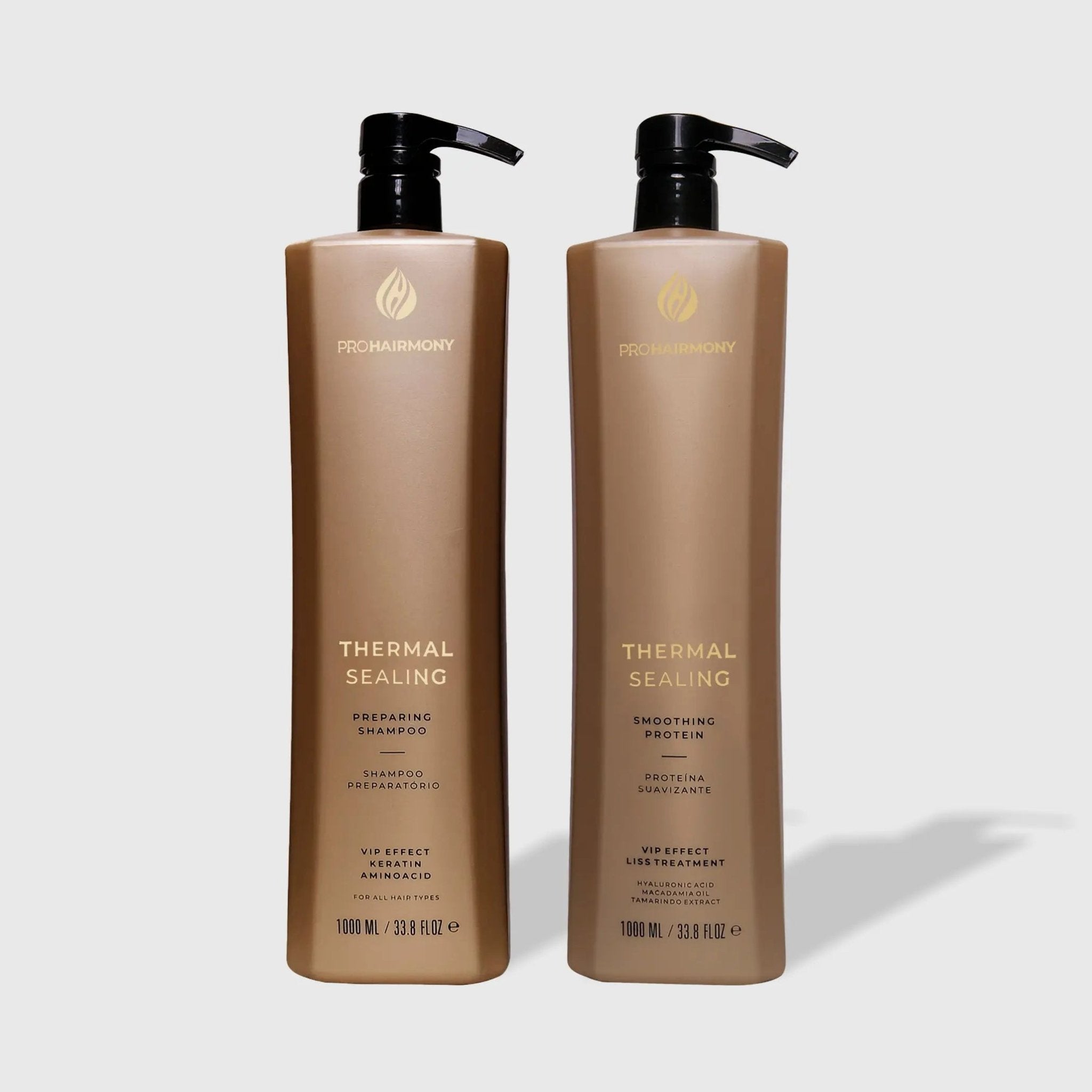 Brazilian Hair Straightening Thermal Sealing Protein Kit - Pro Hairmony | Professional Hair Smoothing Treatment